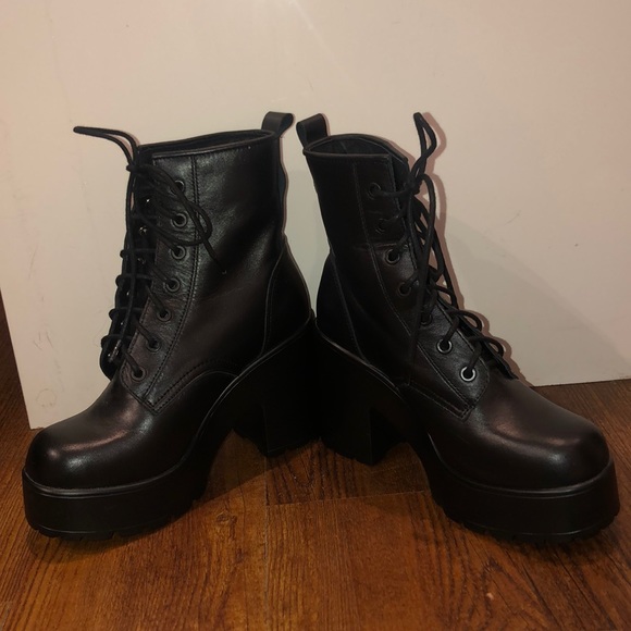 Leather Platform Boot (ROC Boots) - Picture 2 of 4